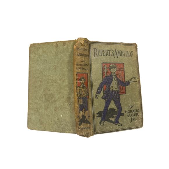 Antique 1899 Rupert's Ambition Hardback Fiction Book by Horatio Alger Jr - Picture 3 of 3
